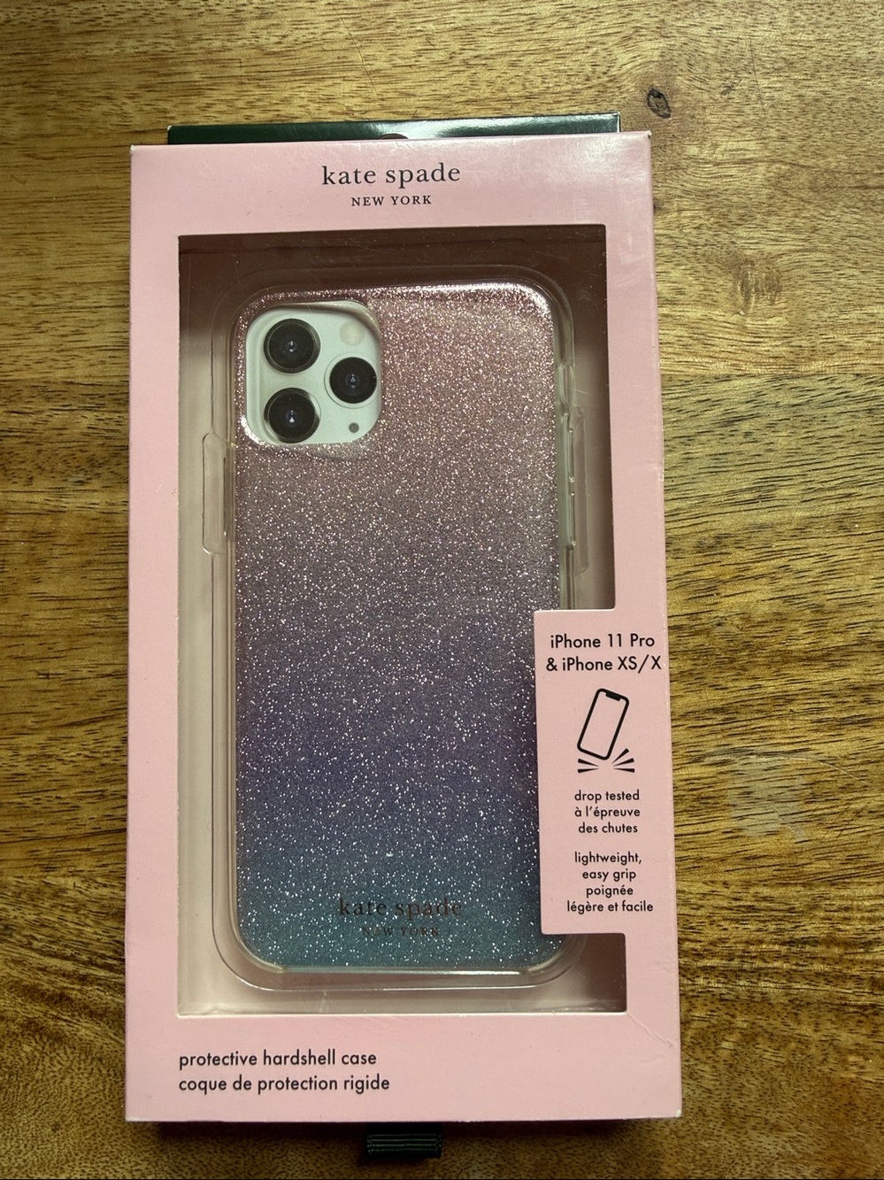 Kate Spade NY IPhone 11 Pro XS/X Phone Case  NEW Glitter
